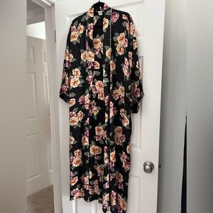 Vintage Christian Dior floral robe